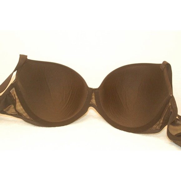 Black Freya Cameo Deco Plunge Molded Underwire Bra Size 36G - Picture 2 of 5